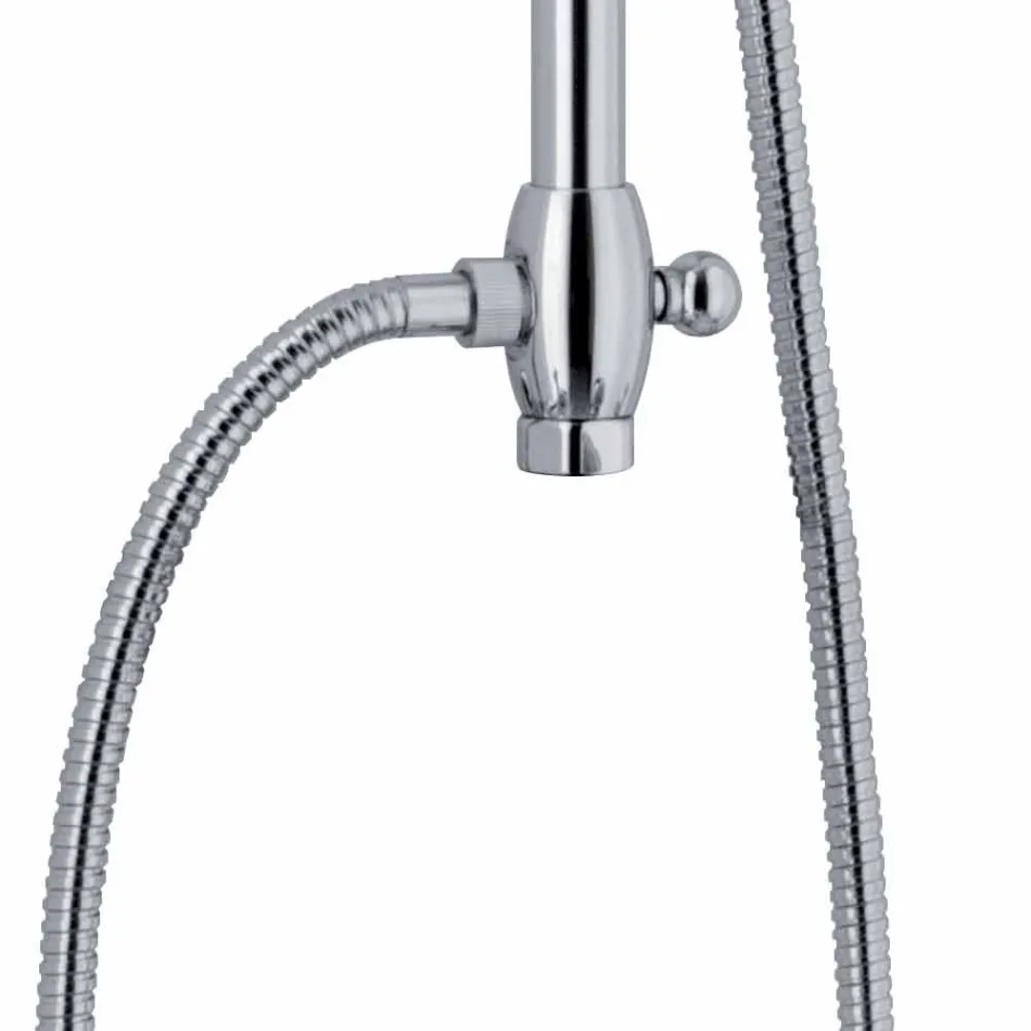 Colonna Doccia Telescopica in Ottone Design Classico Made in Italy - Nesto Viadurini