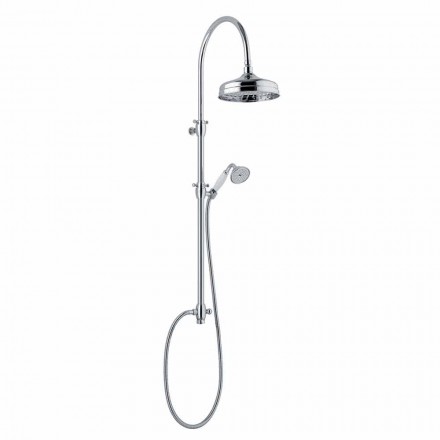 Colonna Doccia Telescopica in Ottone Design Classico Made in Italy - Nesto Viadurini