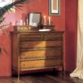 Comò con 5 Cassetti in Legno Bassano Francia Realizzato in Italia - Hadad