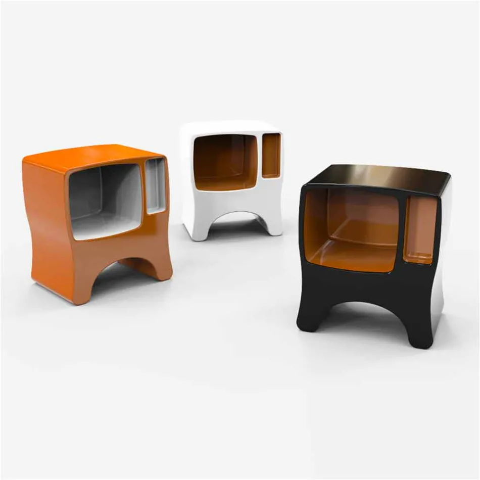 Comodino Design in Adamantx® Catodico Made in Italy Viadurini