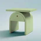 Comodino Moderno Design in Legno Colorato per la Camera da Letto - Arcom Viadurini