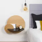 Comodino Modulare Design Elegante in Multistrato con Scomparto Nascosto - Bigno Viadurini