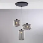 Complemento Luminoso di Design in Vetro e Metallo Made in Italy dal Look - Tucana Viadurini