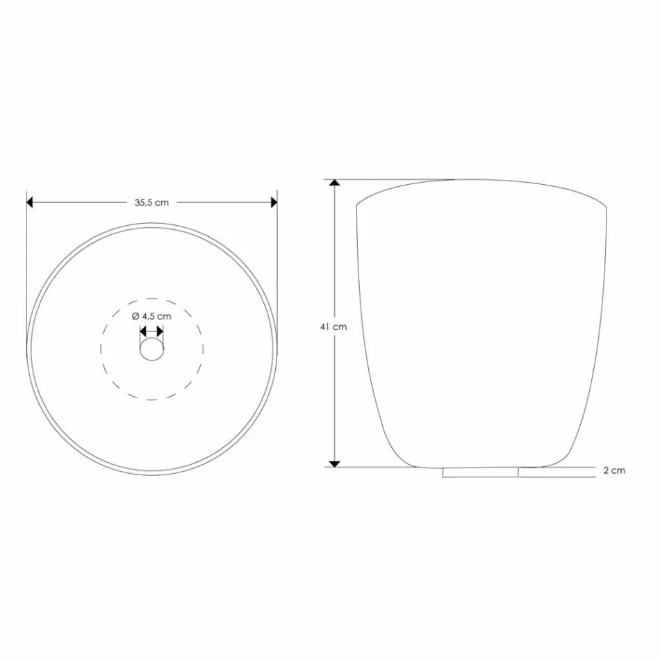 Composizione 3 Mobili Bagno Sospesa con Lavabo Bianco in Resina - Abbaglio Viadurini