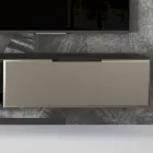Composizione a Parete Moderna da Soggiorno in Mdf Made in Italy - Linn Viadurini