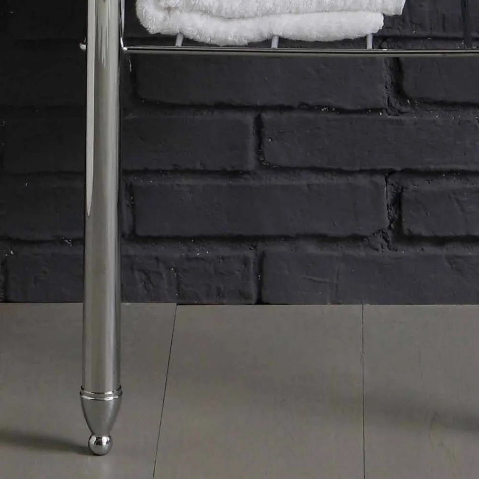 Composizione arredo bagno con lavabo su struttura metallica Beauty Viadurini