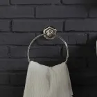 Composizione arredo bagno con lavabo su struttura metallica Beauty Viadurini