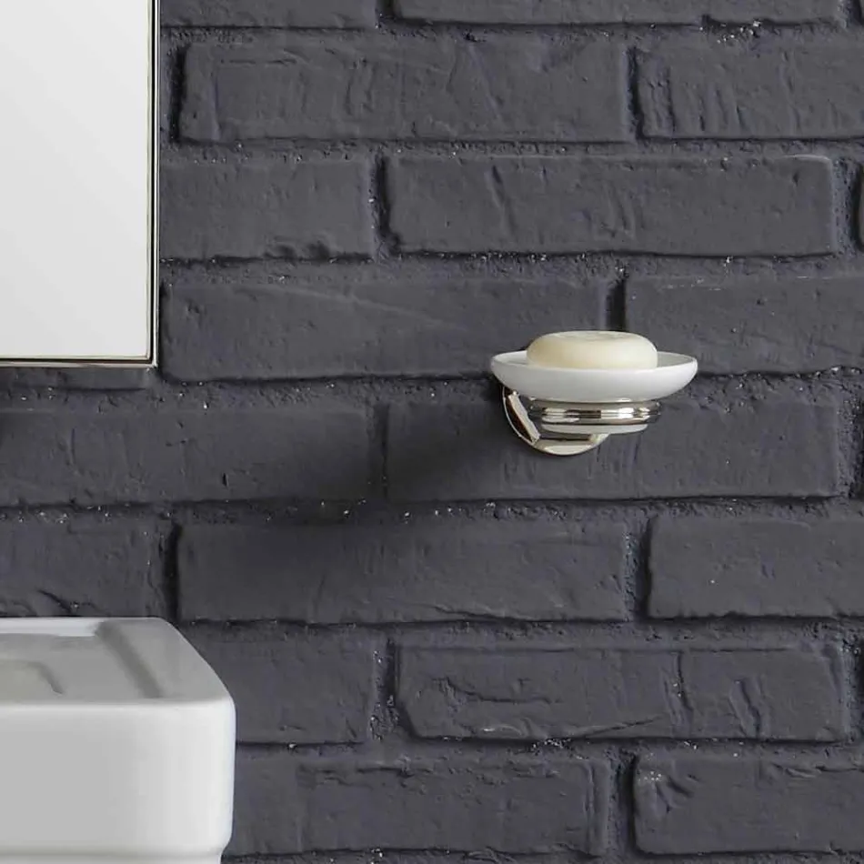 Composizione arredo bagno con lavabo su struttura metallica Beauty Viadurini