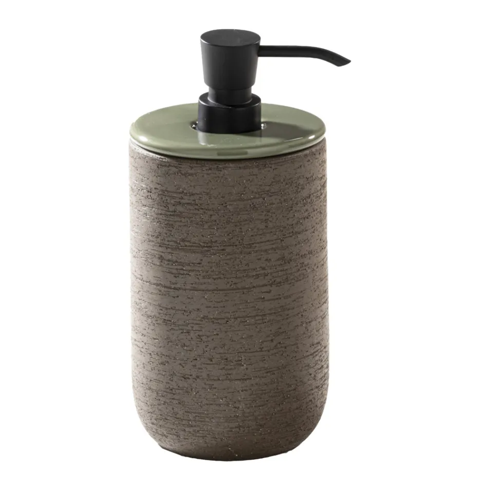 Composizione Arredo Bagno con Mobile in Teak Naturale e Lavabo  - Carolie  Viadurini