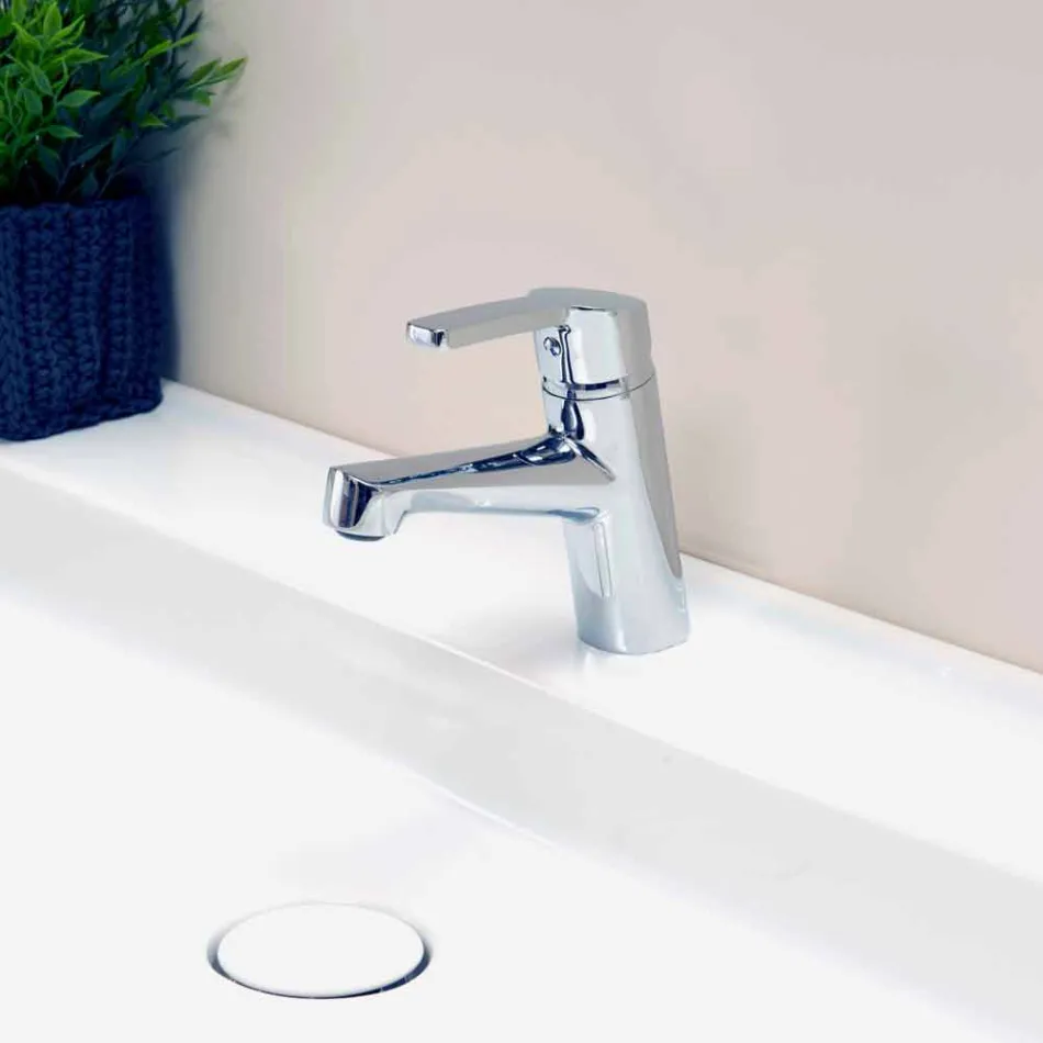 Composizione Arredo Bagno Sospesa in Fenix Grigio – Becky Viadurini