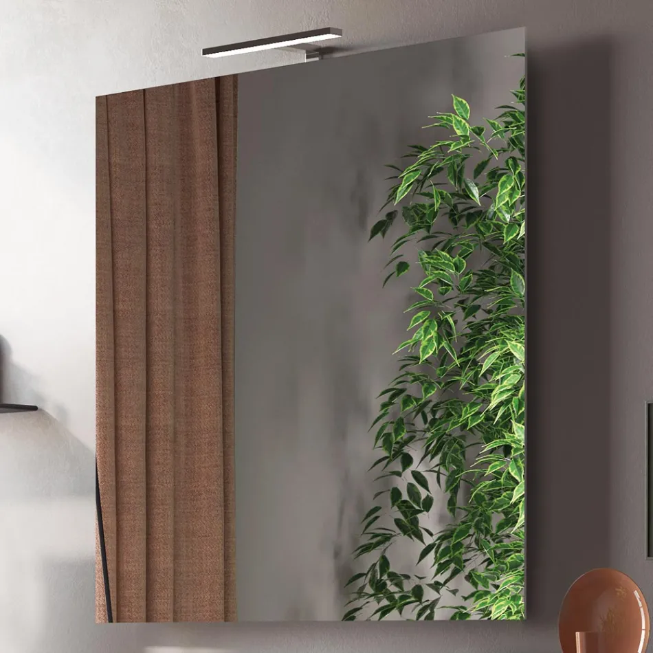 Composizione Bagno Completa di Lavabo, Specchio e Base Made in Italy - Dream Viadurini