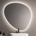 Composizione Bagno con 2 Basi con 1 Cassetto Ciascuna e Specchio - Titan Viadurini