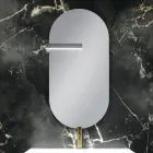 Composizione Bagno con 2 Cassetti Bianco Opaco, Lavabo e Specchio - Elios Viadurini