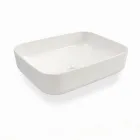 Composizione Bagno con 2 Cassetti in Quercia, Lavabo in Ceramica e Specchio - Titan Viadurini