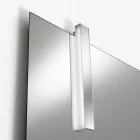 Composizione Bagno con 2 Cassetti in Quercia, Lavabo in Ceramica e Specchio - Titan Viadurini
