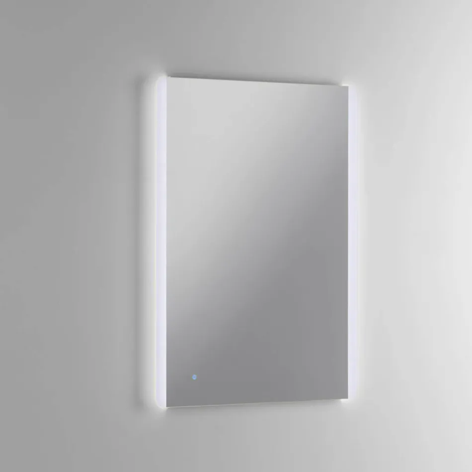 Composizione Bagno con 3 Cassetti Tortora Opachi, Specchio e Lavabo - Velaria Viadurini