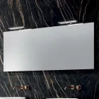 Composizione Bagno con 4 Cassetti, 2 Lavabi in Ceramica e Specchio - Titan Viadurini