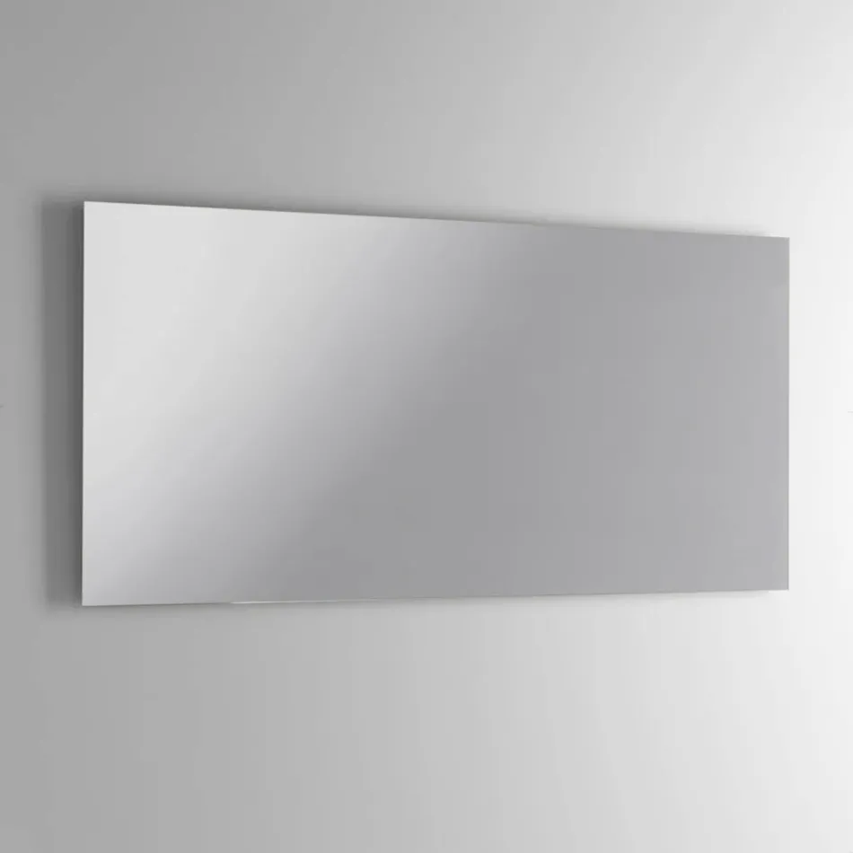 Composizione Bagno con 4 Cassetti, 2 Lavabi in Ceramica e Specchio - Titan Viadurini