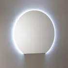 Composizione Bagno con Cassetti, Lavabo in Ceramica e Specchio Led - Elios Viadurini