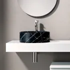 Composizione Bagno con Cassetto, Lavabo, Specchio, Pensile e Mensola - Elios Viadurini