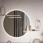 Composizione Bagno con Lavabo, Base Sospesa e Specchio Made in Italy - Dream Viadurini