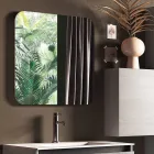 Composizione Bagno con Lavabo in Resina, Base Antigraffio Made in Italy - Dream Viadurini