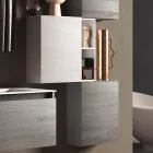 Composizione Bagno con Lavabo in Resina, Base Antigraffio Made in Italy - Dream Viadurini