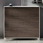 Composizione Bagno con Specchio, Base e Lavabo in Resina Made in Italy - Kilos Viadurini