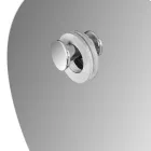 Composizione Bagno Design Grigio Completo di Accessori Smaltati - Georges Viadurini