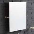 Composizione bagno lavabo su colonna in ceramica bianca Ania Viadurini