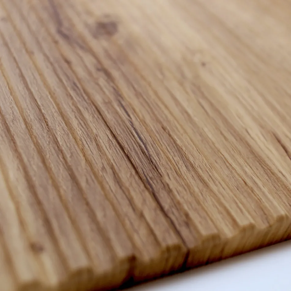 Composizione Bagno Verde Salvia e Quercia Cannettato Made in Italy - Urano Viadurini