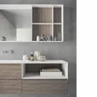 Composizione d’Arredo Bagno, Design Moderno e Sospeso Made in Italy - Callisi8 Viadurini