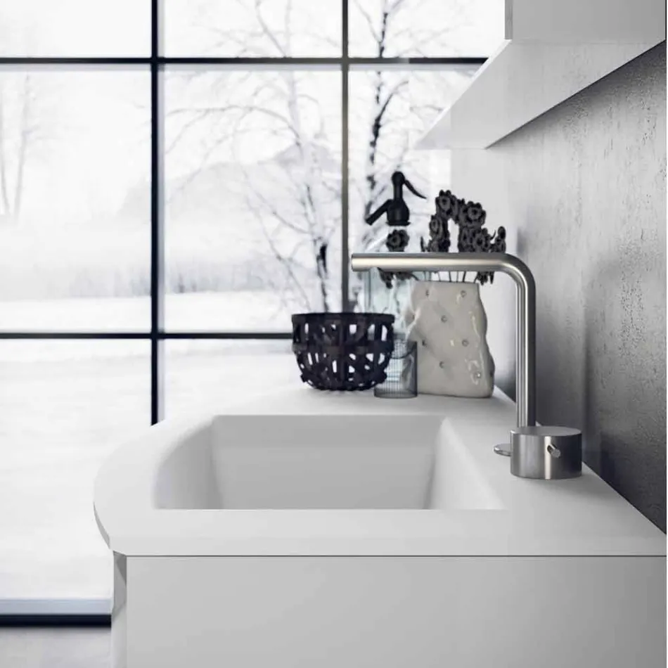 Composizione da Bagno Moderna e Sospesa di Design Made in Italy - Callisi7 Viadurini