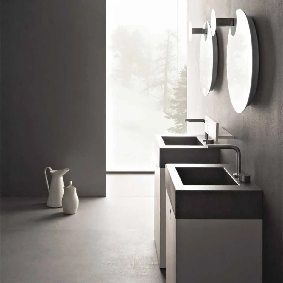 Composizione da Terra di Mobili Moderni per il Bagno di Design - Farart10 Viadurini