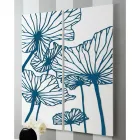 Composizione di 2 Pannelli che Raffigurano dei Fiori Made in Italy - Sheryl Viadurini