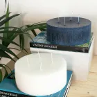 Composizione di 3 Candele Rotonde Moderne in Cera Made in Italy - Candie Viadurini