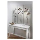 Composizione di 3 Pannelli che Raffigurano 3 Mazzi di Fiori Made in Italy - Colleen Viadurini