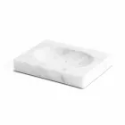 Composizione di Accessori da Bagno in Marmo Made in Italy, 4 Pezzi - Deano Viadurini
