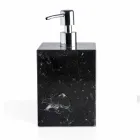 Composizione di Accessori da Bagno in Marmo Made in Italy, 4 Pezzi - Deano Viadurini