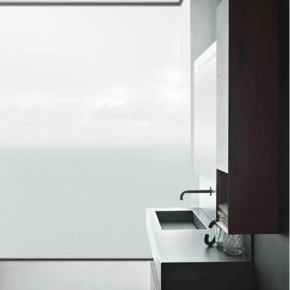 Composizione di Design per Bagno Mobili Moderni Sospesi Made in Italy - Farart2 Viadurini
