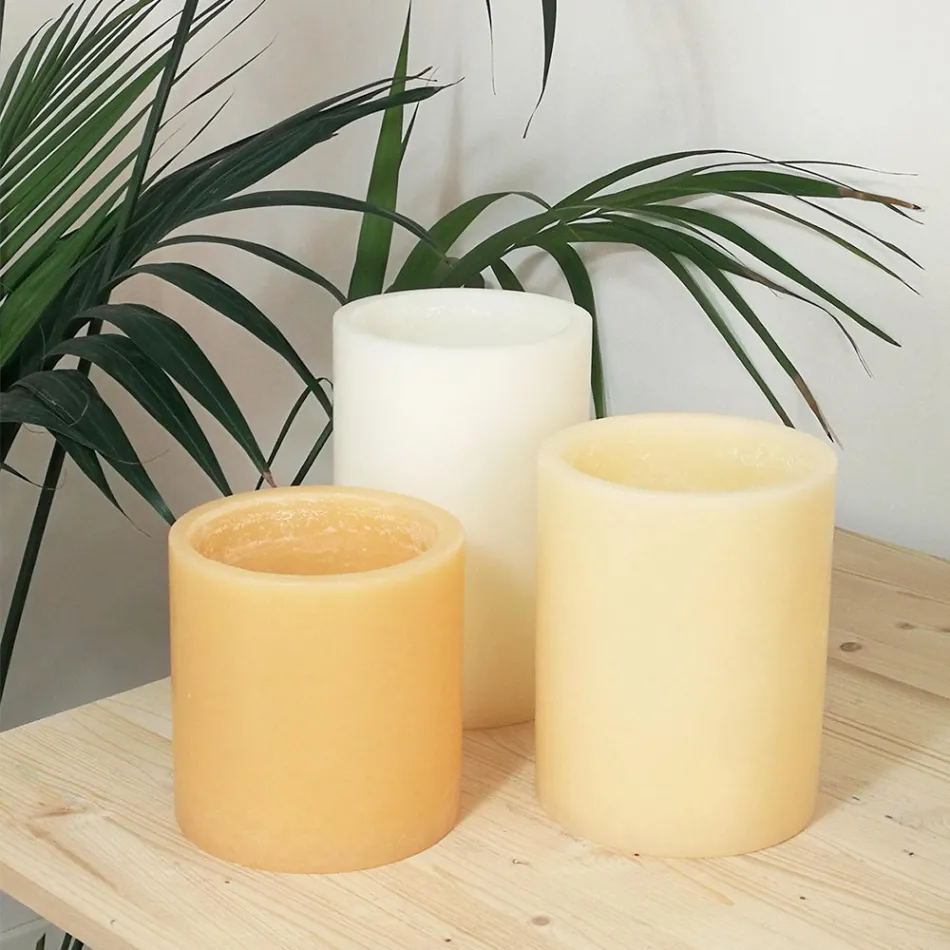 Composizione di Lanterne Profumate con Lumino Made in Italy 3 Pezzi - Terna Viadurini