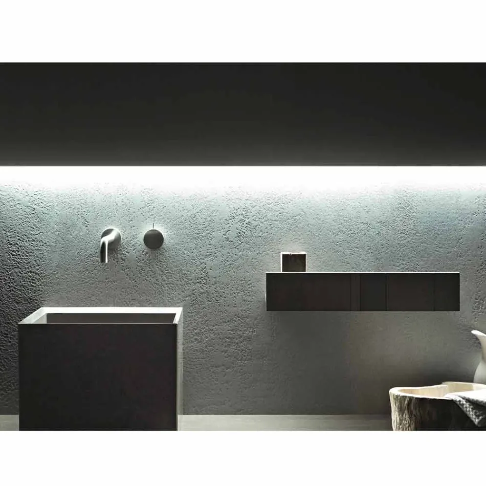Composizione di Mobili d’Arredo da Bagno a Terra Design Moderno - Farart1 Viadurini