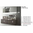 Composizione di Mobili d’Arredo da Bagno a Terra Design Moderno - Farart1 Viadurini