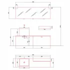 Composizione di Mobili d’Arredo da Bagno a Terra Design Moderno - Farart1 Viadurini
