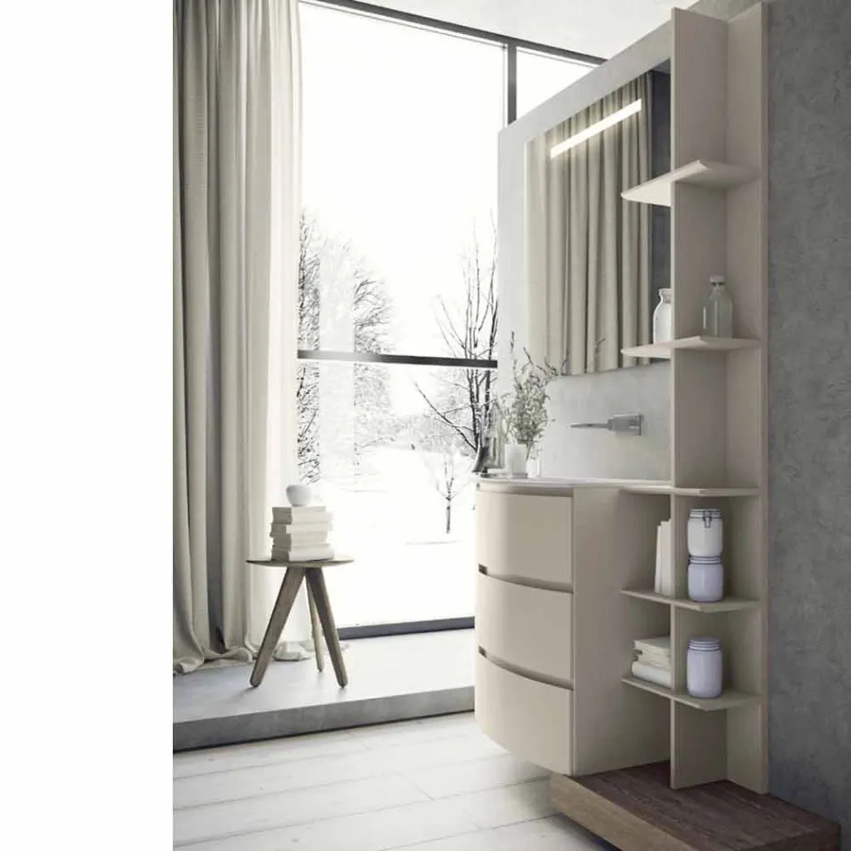 Composizione di Mobili d’Arredo per il Bagno di Design Moderno - Callisi13 Viadurini