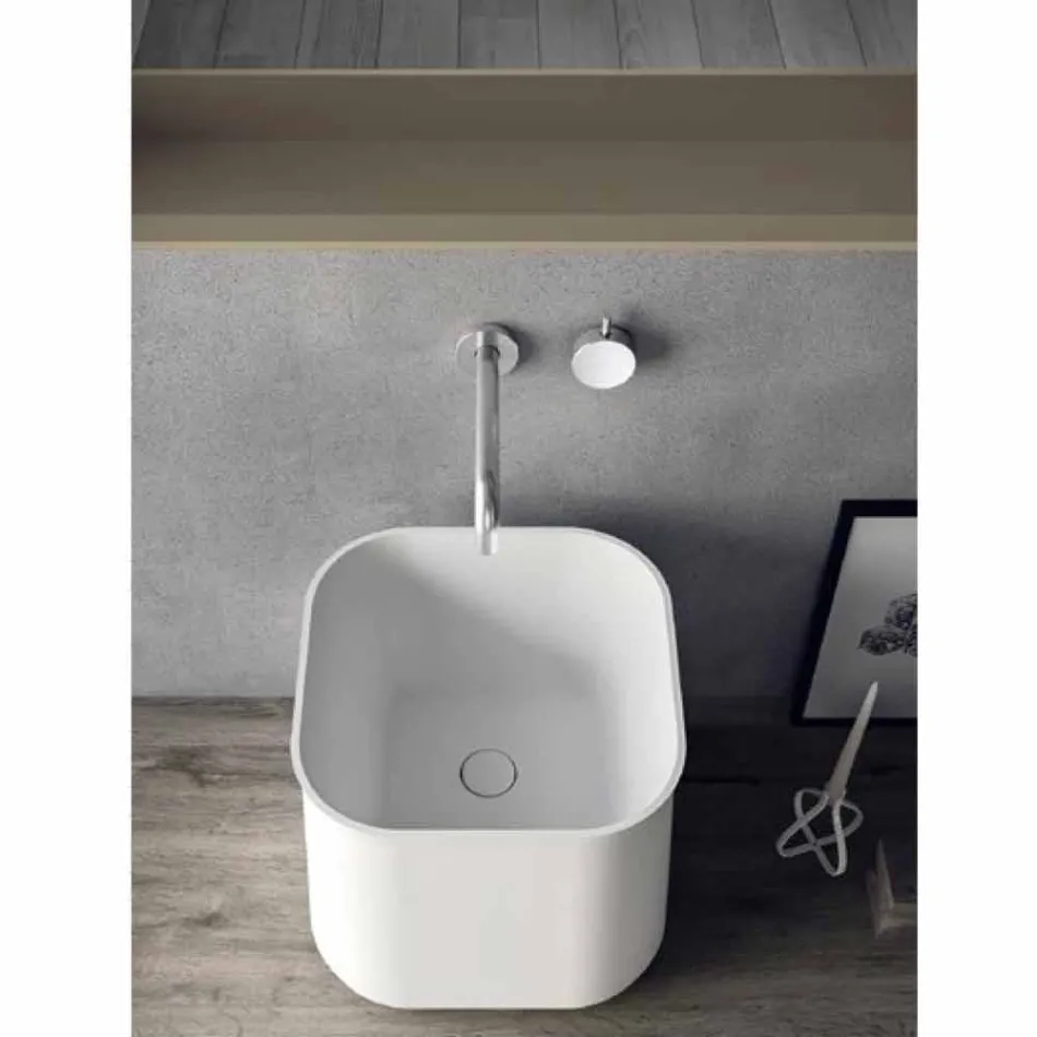 Composizione di Mobili Moderni da Bagno, Design Sospeso Made in Italy - Callisi6 Viadurini