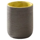 Composizione Mobile Bagno a Terra Giallo con Accessori Inclusi - Carolie Viadurini