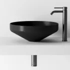 Composizione Mobile Bagno con Lavabo, Base e Specchio Made in Italy - Hoscar Viadurini