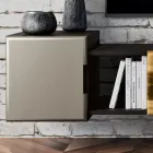 Composizione Mobili da Soggiorno a Parete in Mdf Made in Italy - Malene Viadurini