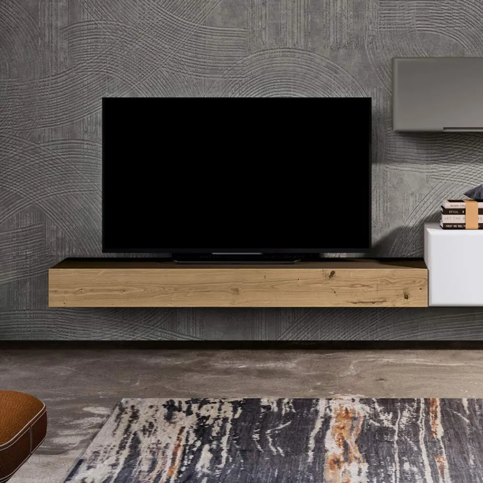 Composizione Mobili e Porta TV Soggiorno in Mdf Made in Italy - Hedda Viadurini